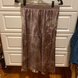 Brand new with tags ATM midi tie dye silk skirt.